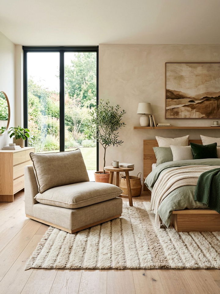 Low Profile Chair - 30 bedroom accent chairs