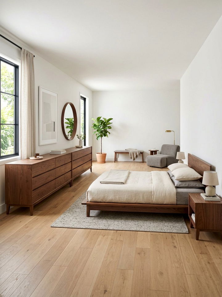 Low Profile Furniture - 30 mid-century modern bedroom ideas