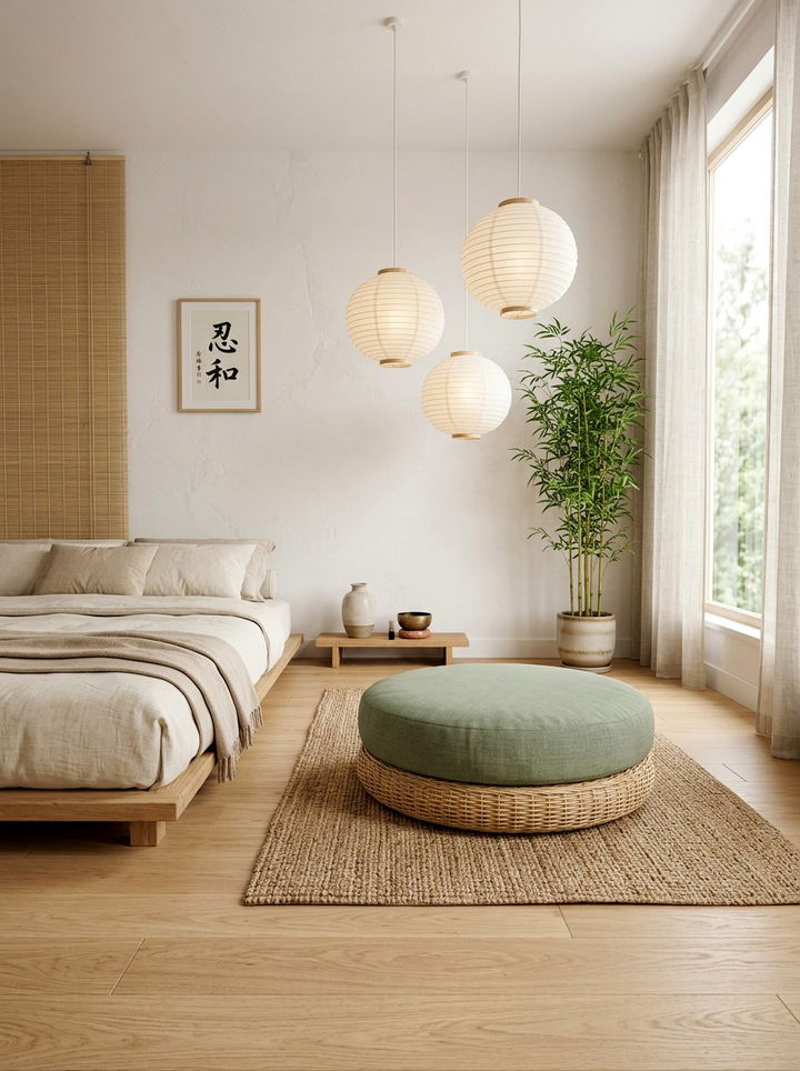 Low profile pouf - 30 bedroom poufs