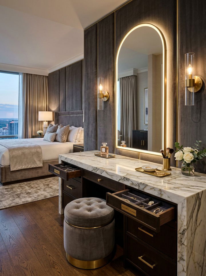 Luxury Bedroom Vanity - 30 bedroom vanity ideas