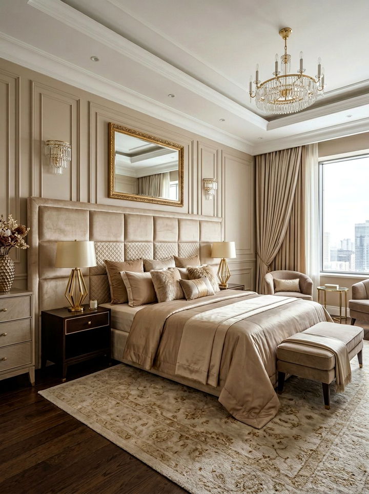 Luxury Beige Bedroom - 30 beige bedroom ideas