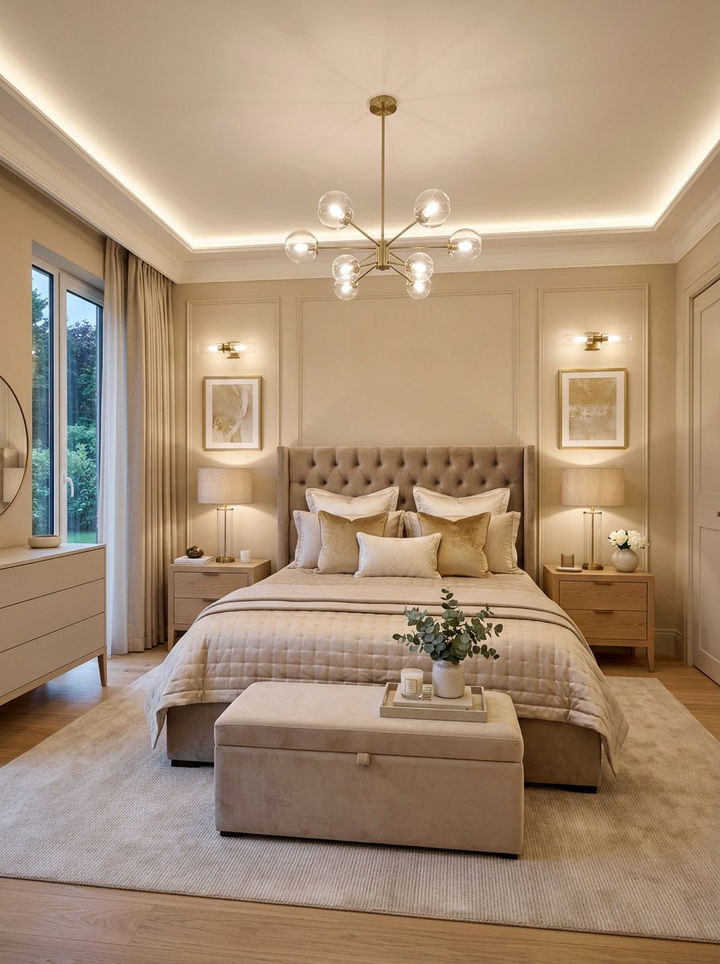 Luxury Beige Bedroom - 30 minimalist beige bedroom ideas