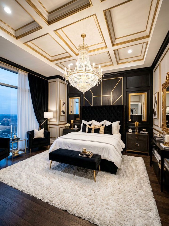 Luxury Black And White Bedroom - 30 black and white bedroom ideas