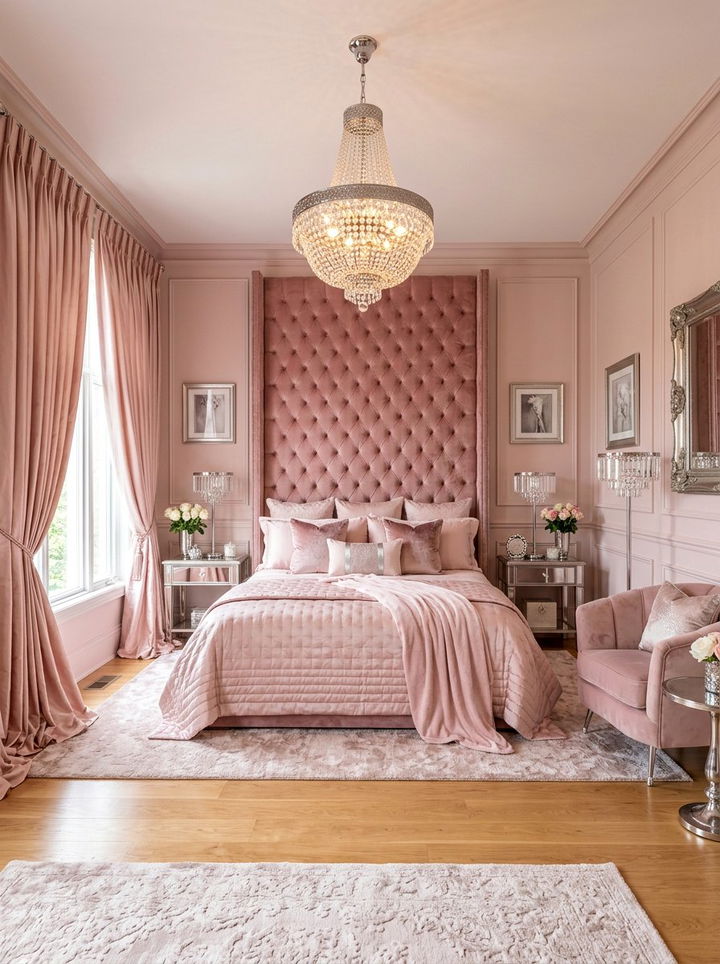 Luxury Blush Pink Bedroom - 30 blush pink bedroom ideas