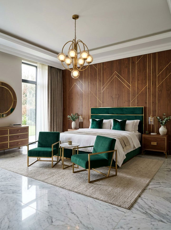 Luxury Brass Accents - 30 Indian bedroom ideas