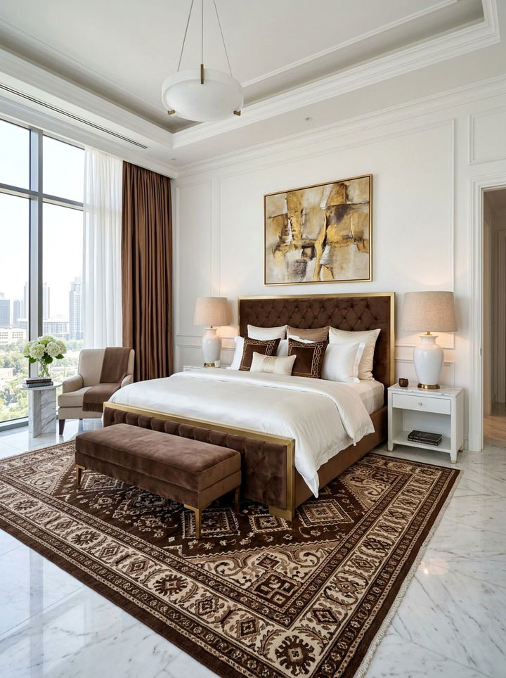 Luxury Brown And White Bedroom - 30 brown and white bedroom ideas