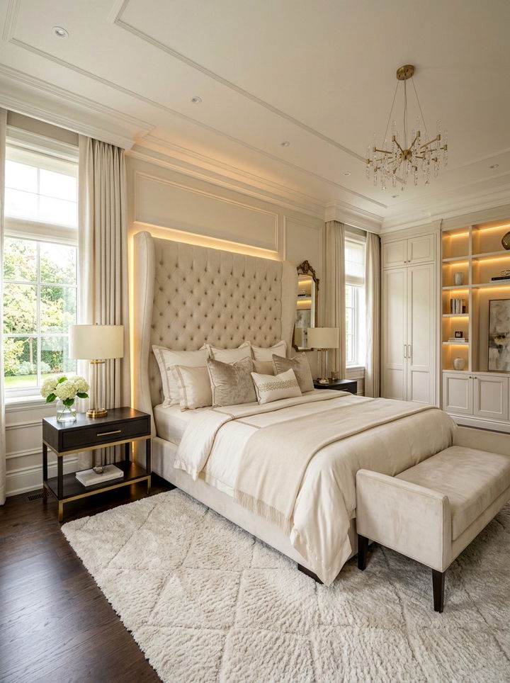 Luxury Cream Bedroom - 30 warm cream bedroom ideas