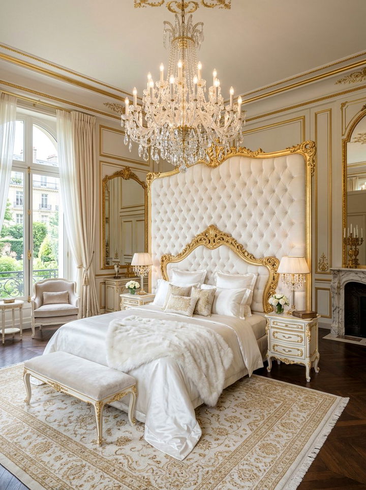 Luxury French bedroom - 30 French bedroom ideas