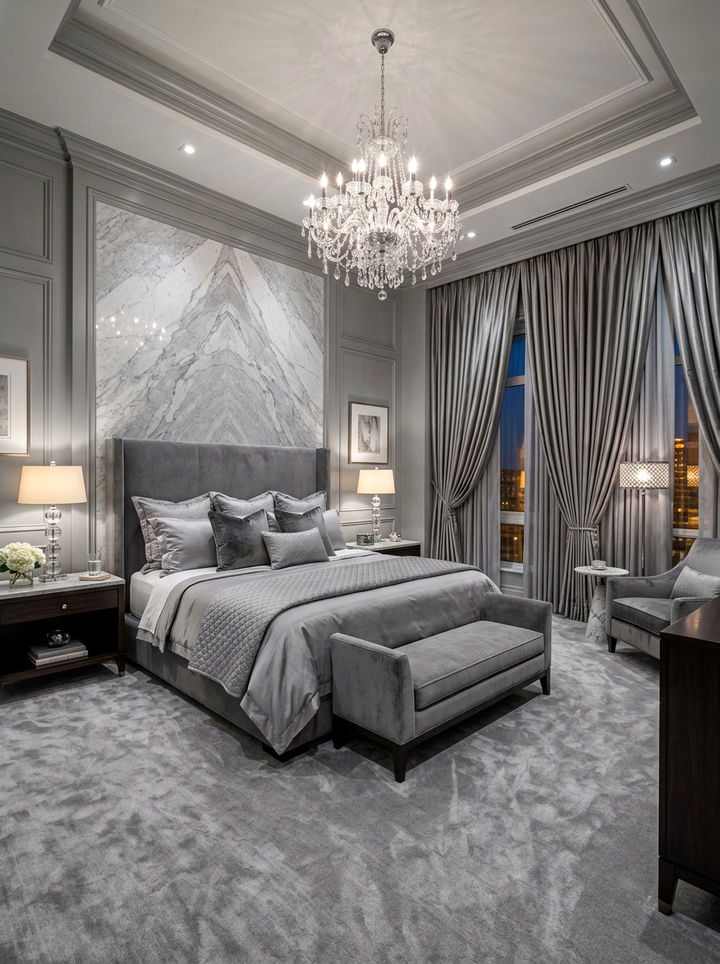 Luxury Gray Bedroom - 30 cool gray bedroom ideas
