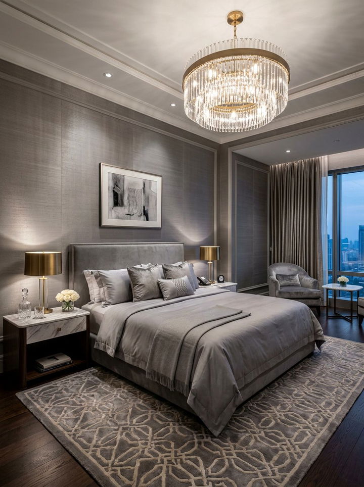 Luxury Gray Bedroom - 30 gray bedroom design ideas