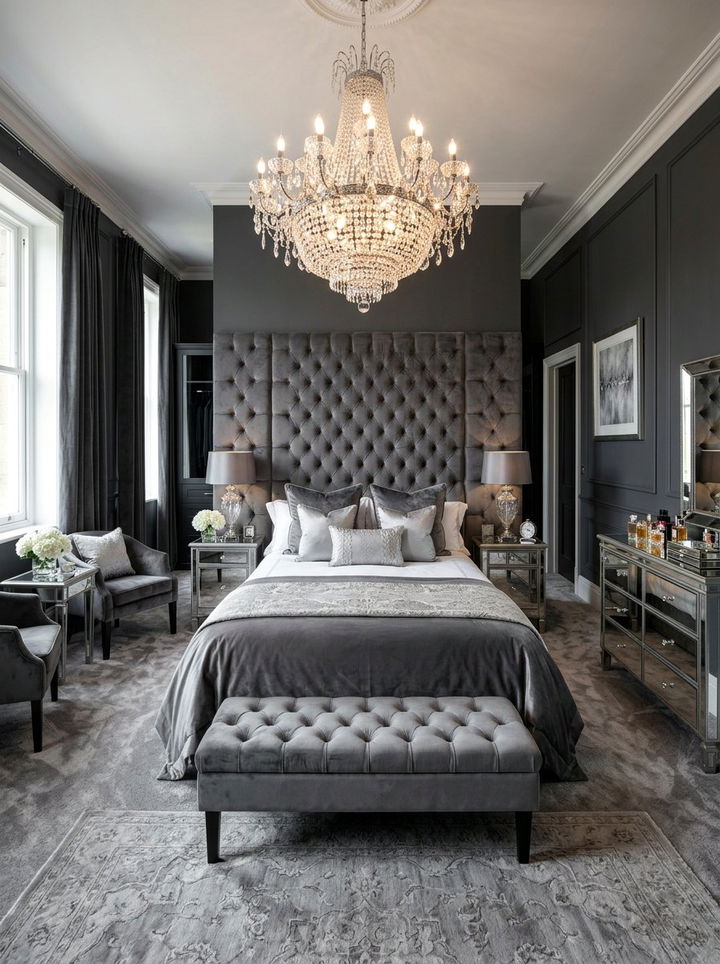 Luxury Gray Bedroom - 30 bedroom gray walls