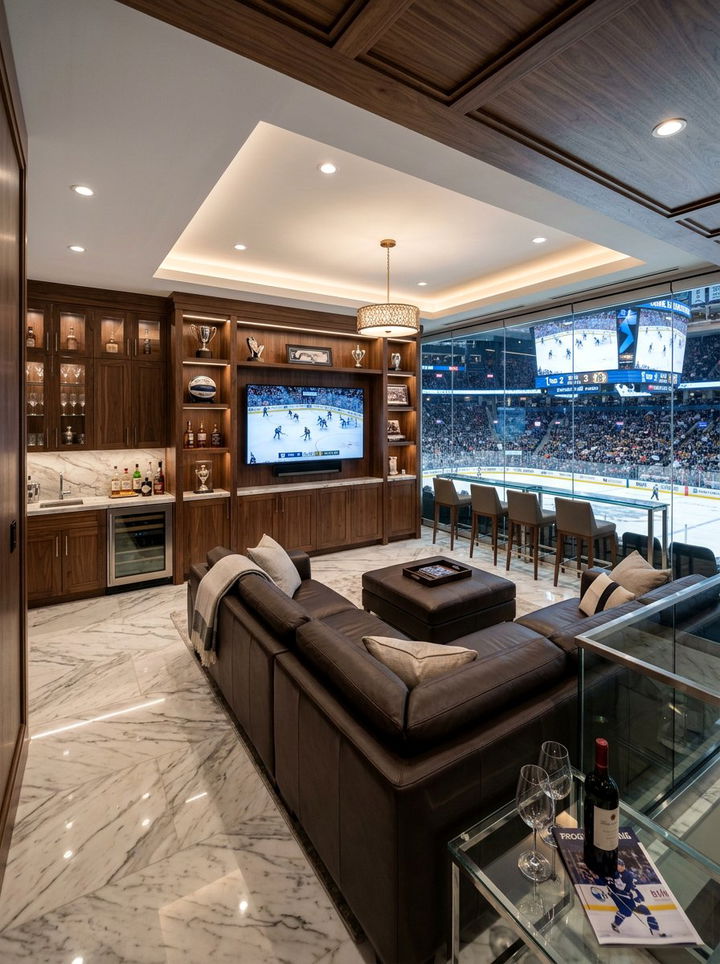 Luxury Hockey Suite - 30 hockey bedroom ideas