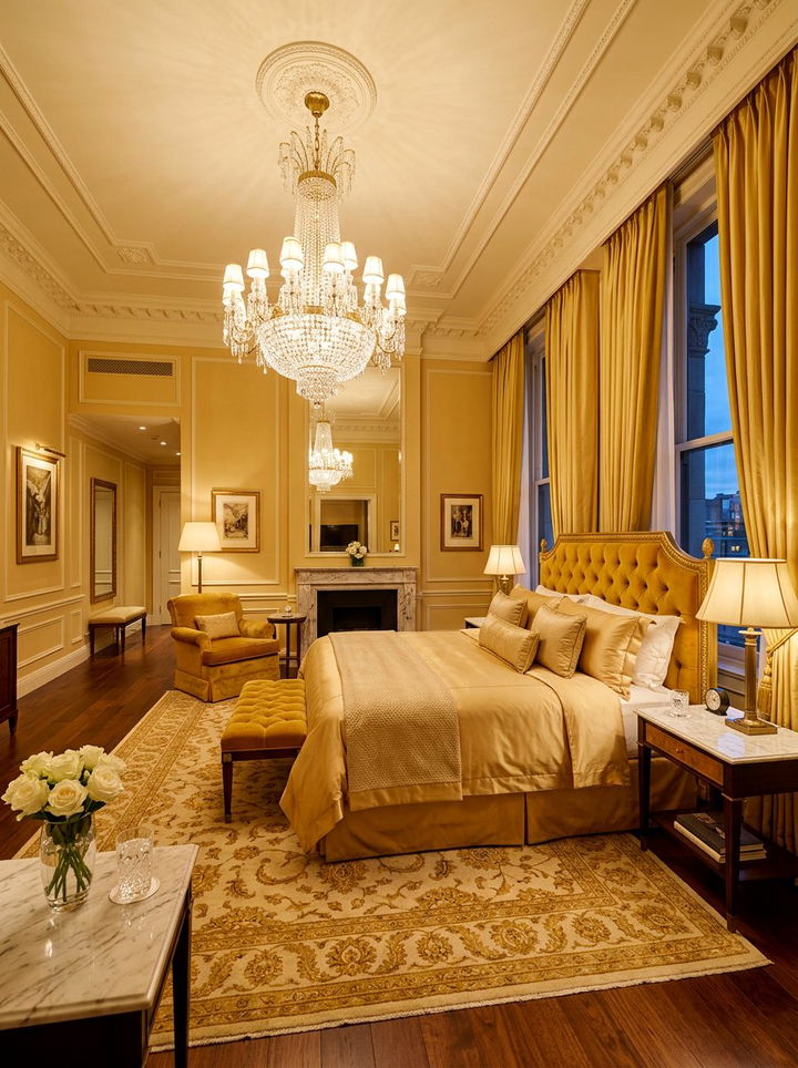 Luxury Honey Yellow Bedroom - 30 honey yellow bedroom ideas