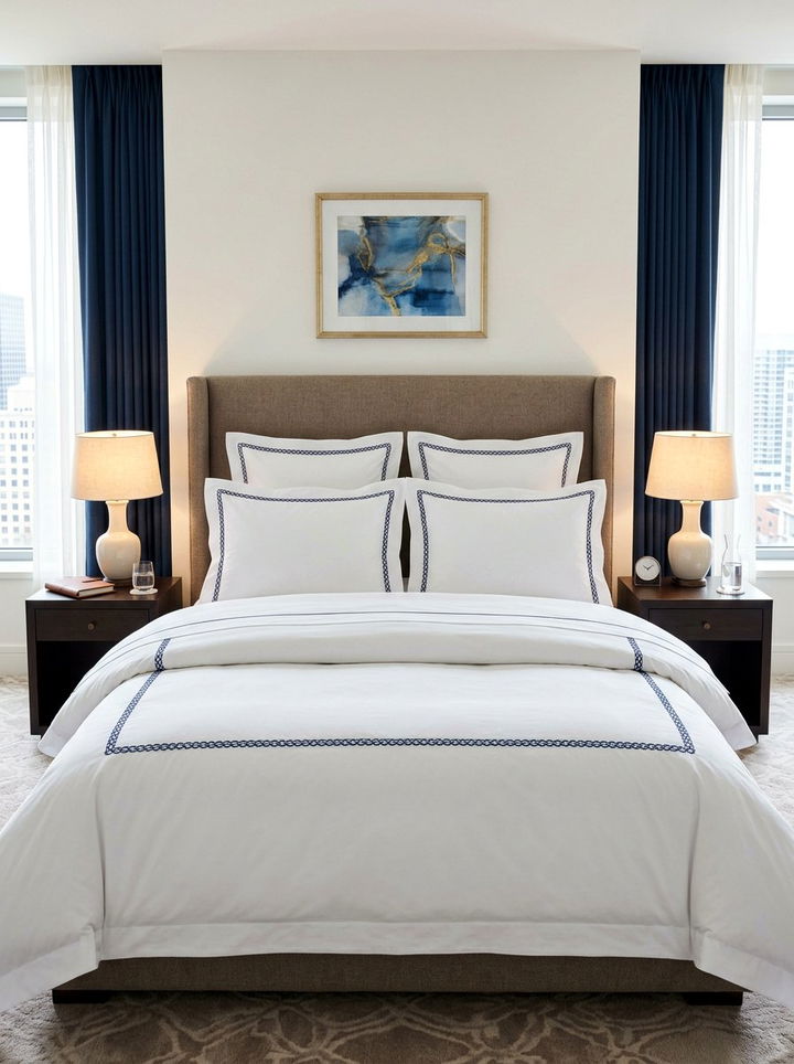 Luxury Hotel Flat Sheet - 30 bedroom flat sheets