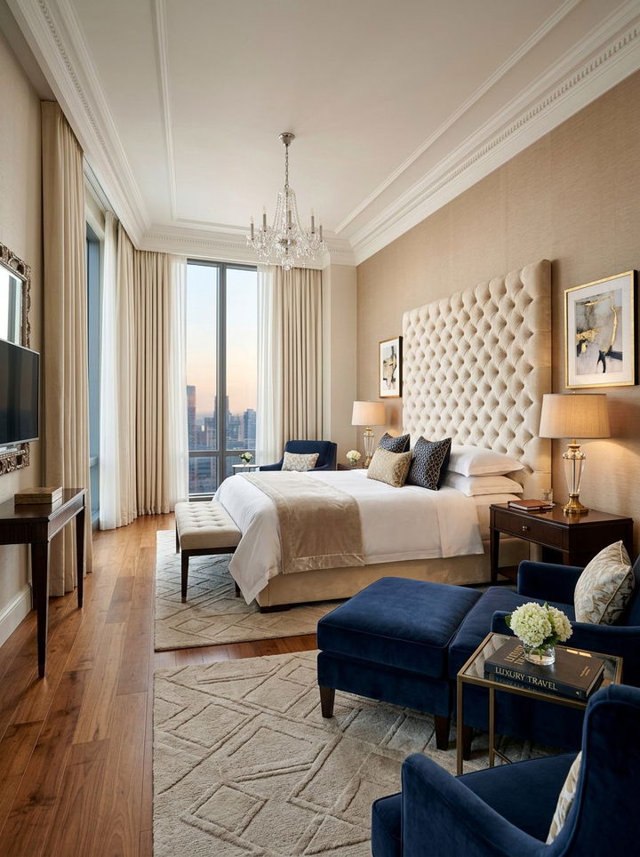 Luxury Hotel Style Bedroom - 30 newlywed bedroom ideas