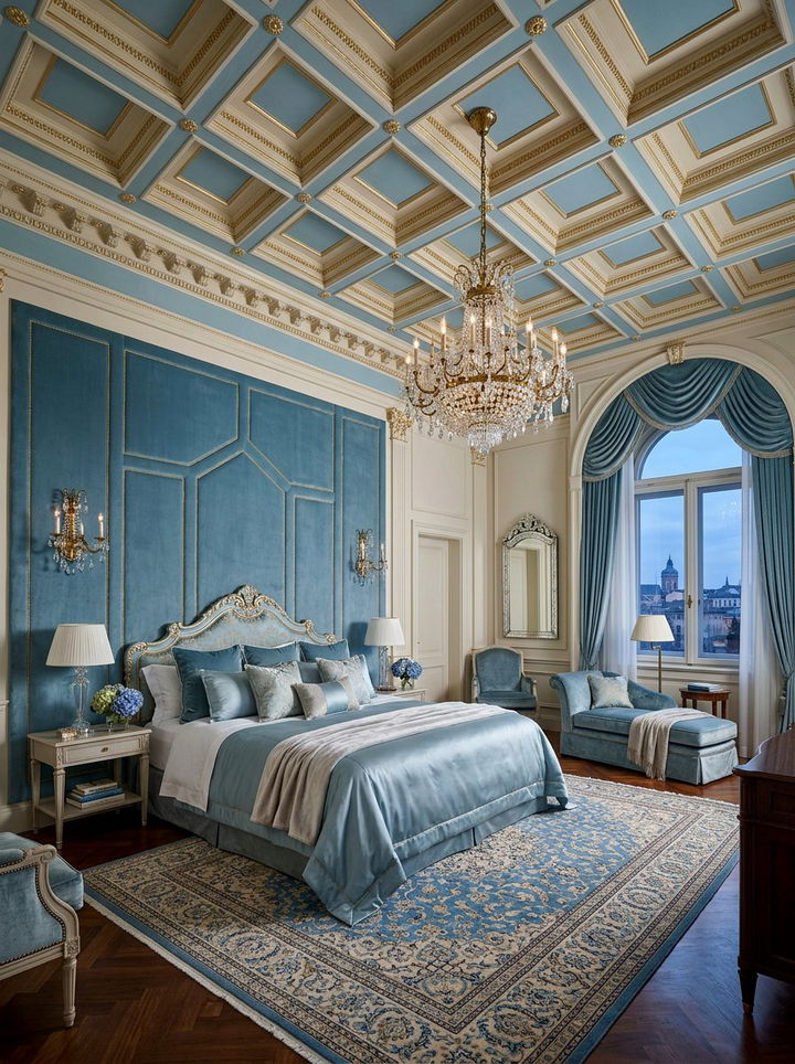 Luxury Ice Blue Bedroom - 30 ice blue bedroom ideas