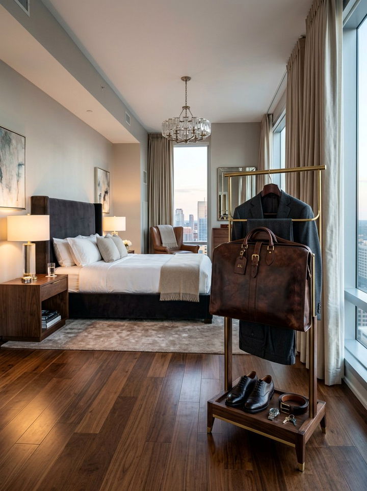 Luxury Leather Suit Bag - 30 bedroom suit bags