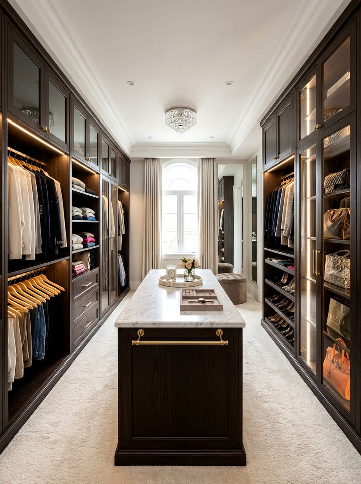 Luxury Master Suite Closet - 30 bedroom walk-in closet ideas
