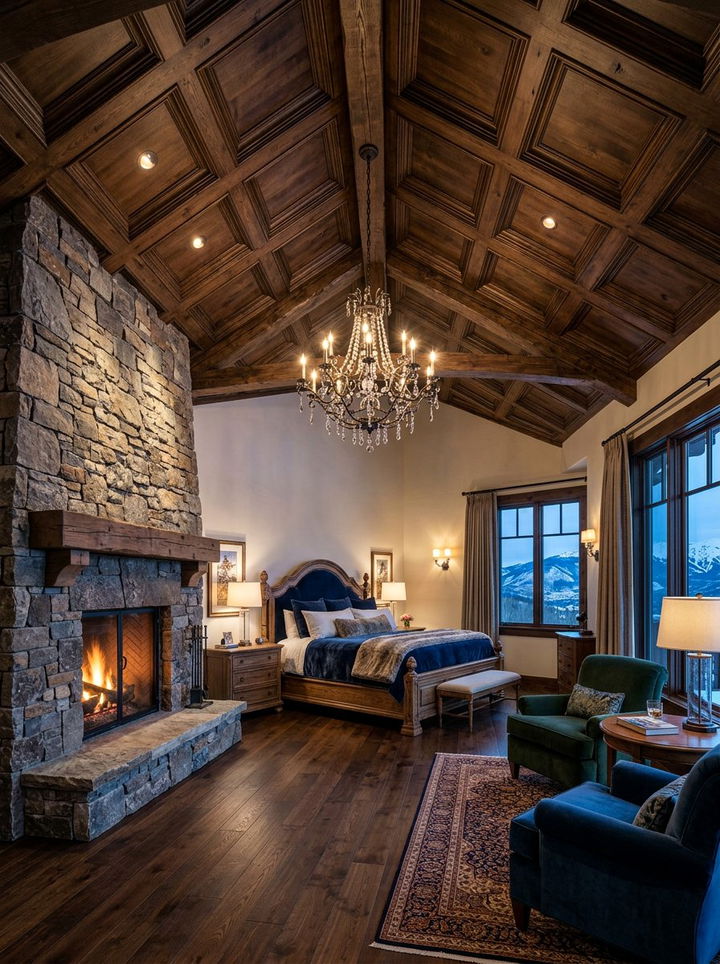Luxury Master Suite Vaulted Ceiling - 30 bedroom vaulted ceiling ideas