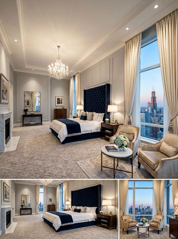 Luxury Master Suite - 30 bedroom transformation ideas