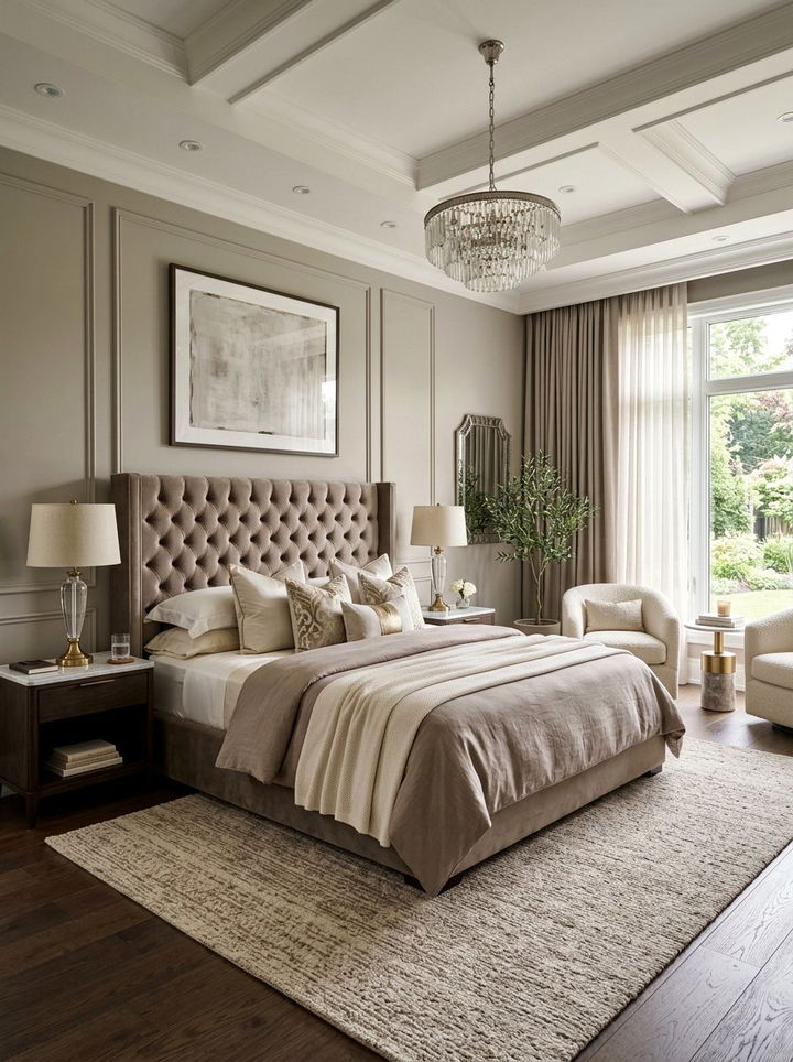 Luxury Neutral Master Bedroom - 30 cool neutral bedroom ideas