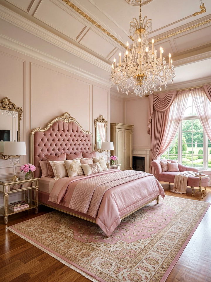Luxury Pink Bedroom - 30 pink bedroom ideas