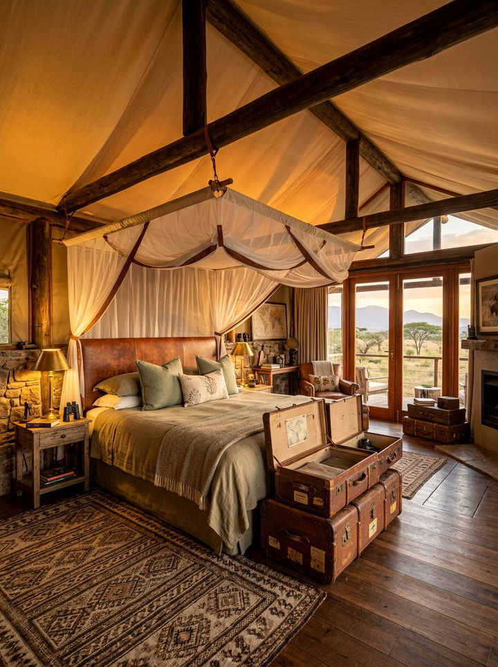 Luxury Safari Lodge - 30 resort bedroom ideas