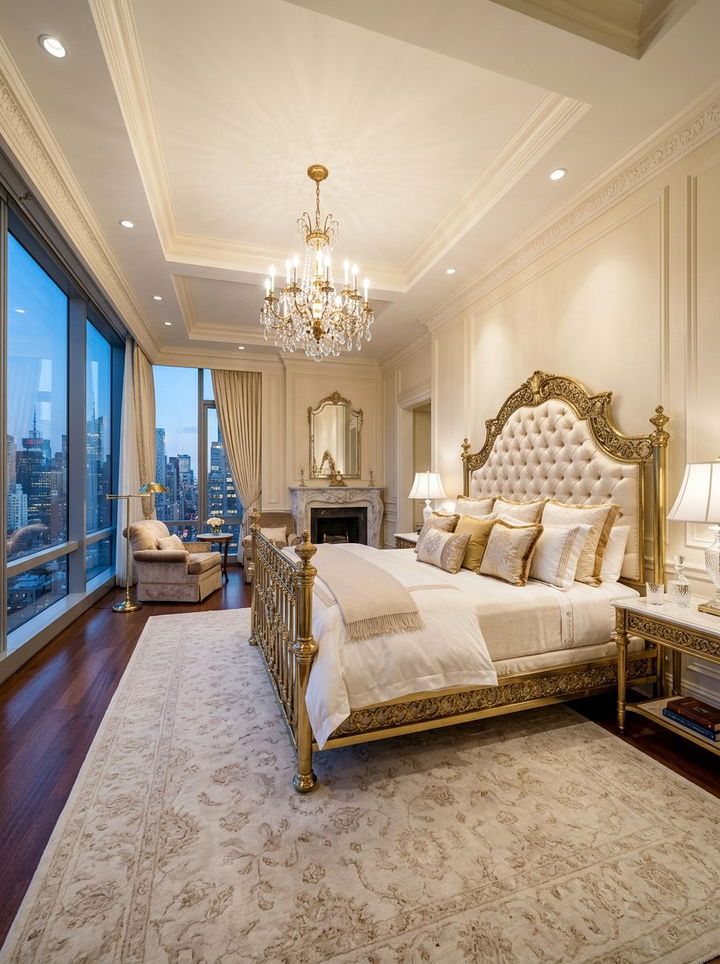 Luxury Suite Brass Bed - 30 bedroom brass beds