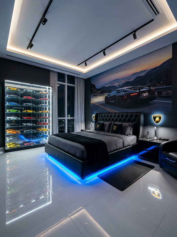 Luxury Supercar Bedroom - 30 car themed bedroom ideas