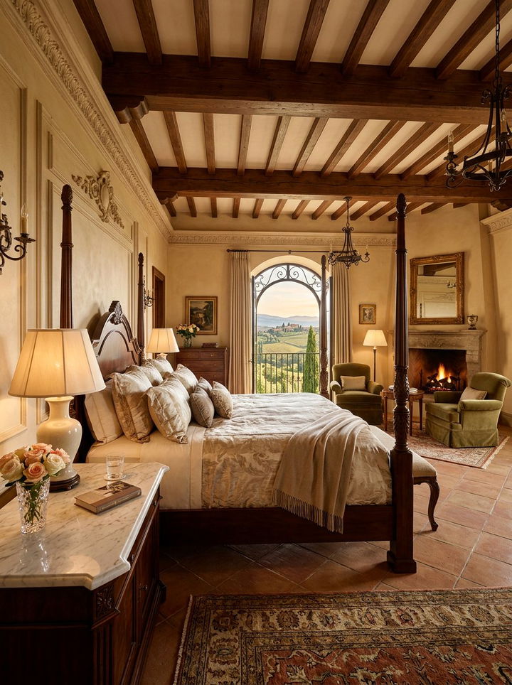 Luxury Tuscan Bedroom - 30 Tuscan bedroom ideas
