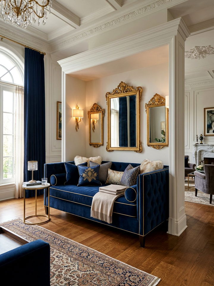 Luxury Velvet Daybed Nook - 30 bedroom reading nook ideas