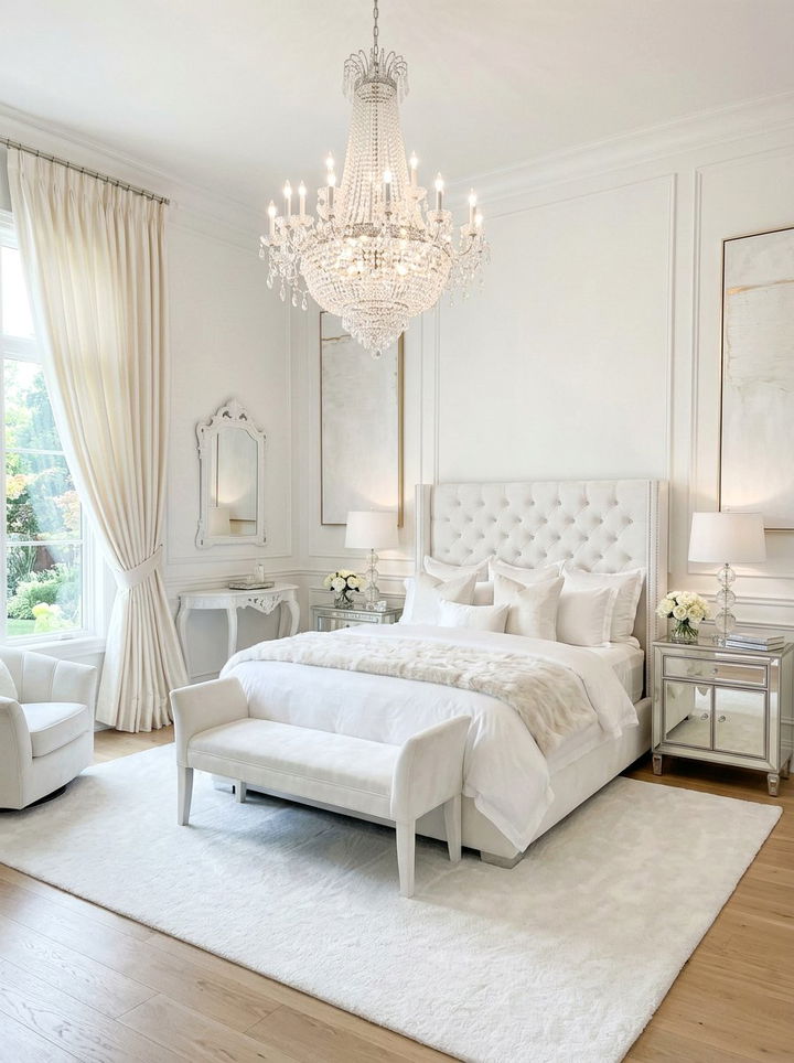 Luxury White Bedroom - 30 bright white bedroom ideas