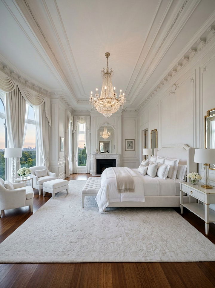 Luxury White Bedroom - 30 contemporary white bedroom ideas