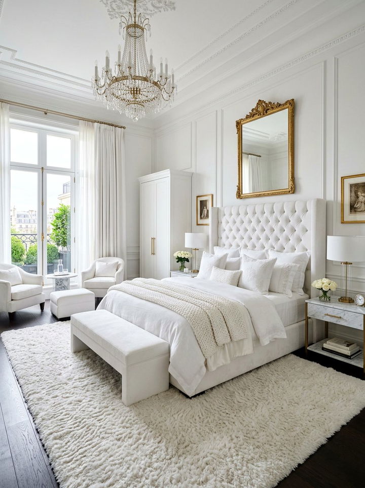 Luxury White Bedroom - 30 snow white bedroom ideas
