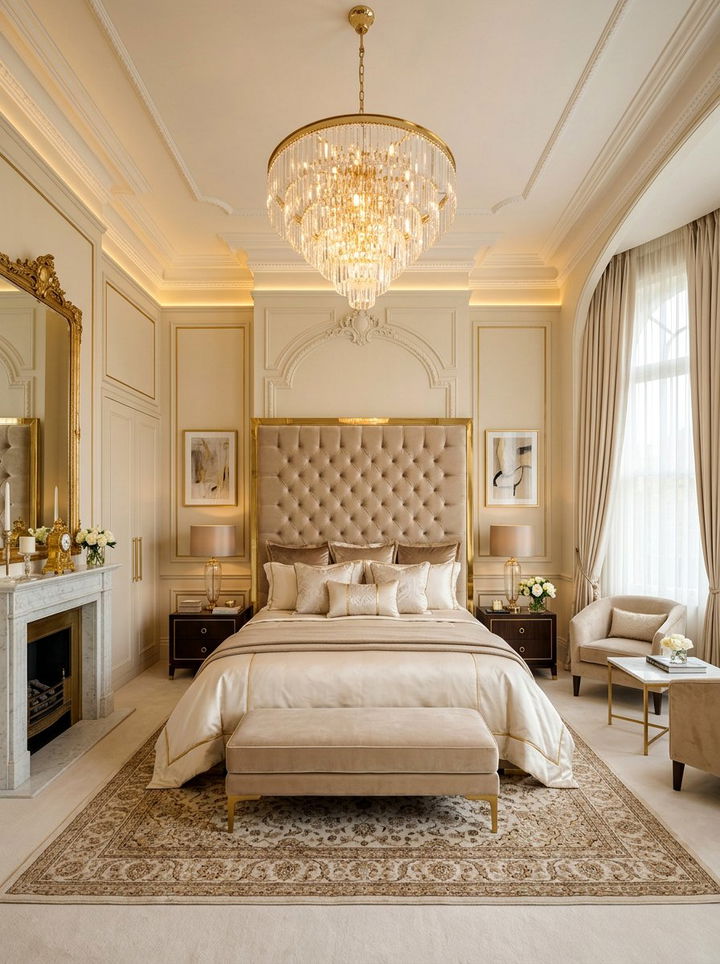 Luxury beige bedroom - 30 bedroom beige walls