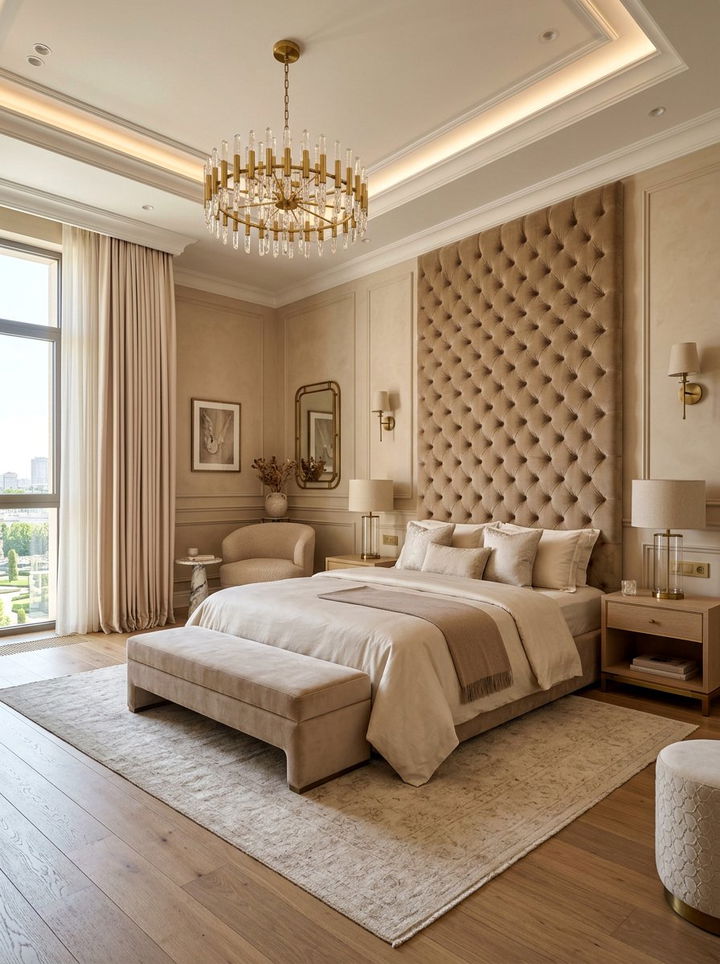 Luxury beige bedroom - 30 modern beige bedroom ideas
