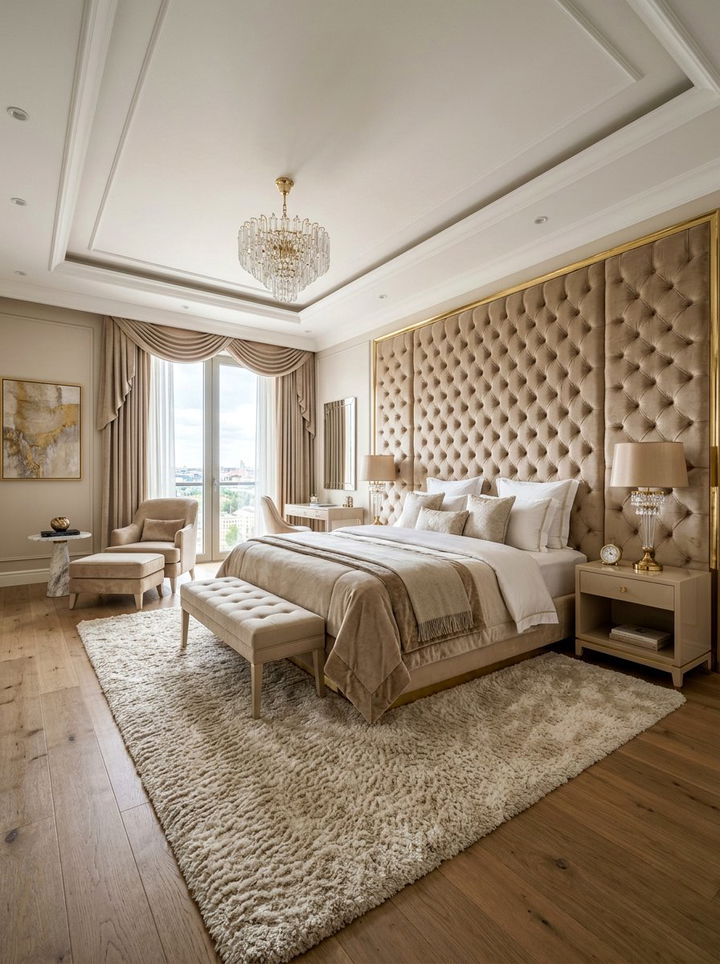 Luxury beige bedroom - 30 all beige bedroom ideas