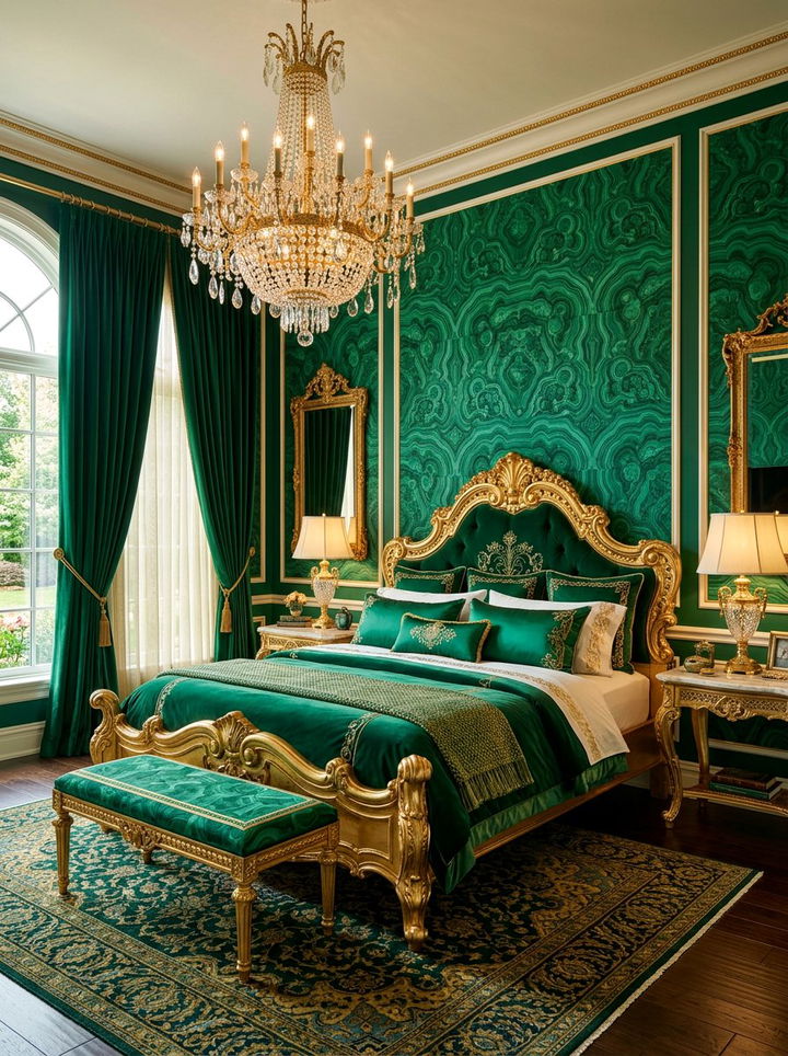 Luxury green bedroom - 30 contemporary green bedroom ideas