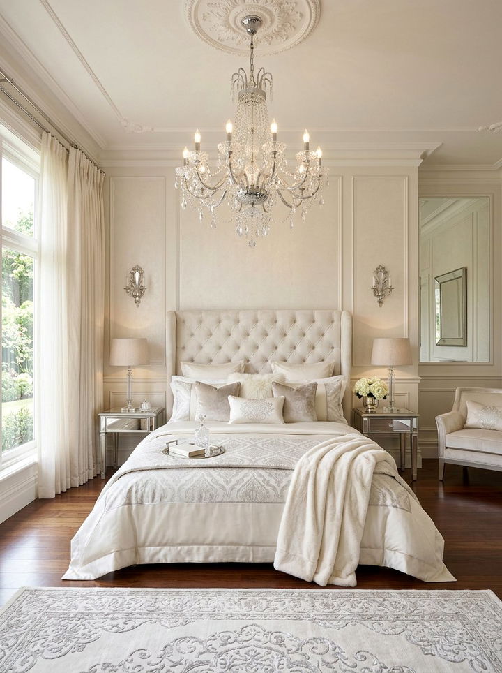Luxury ivory bedroom - 30 off-white bedroom ideas
