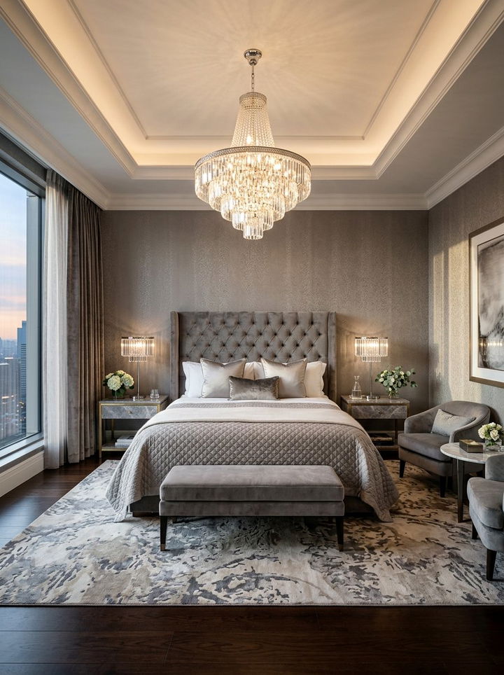 Luxury pebble gray bedroom - 30 pebble gray bedroom ideas