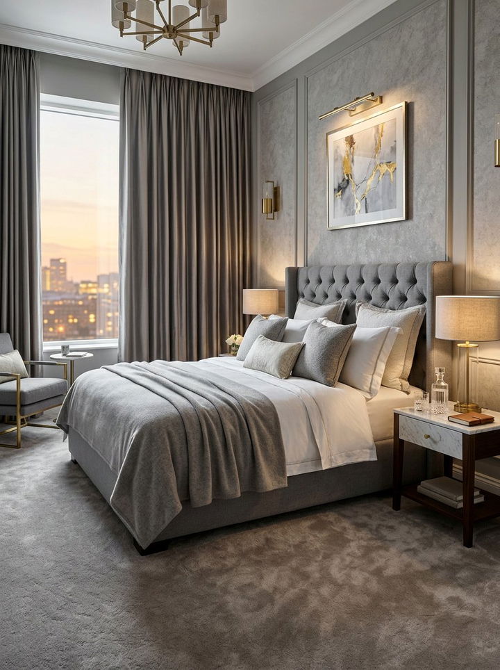 Luxury stone gray bedroom - 30 stone gray bedroom ideas