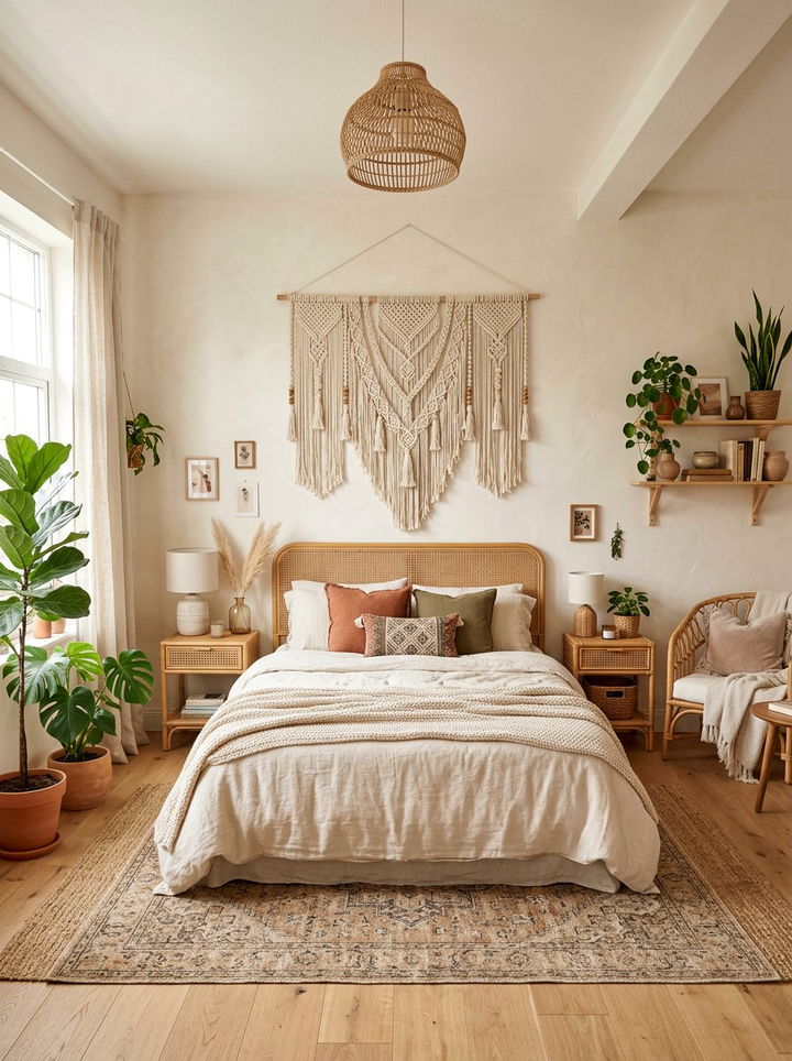 Macrame Wall Hanging - 30 handmade bedroom ideas