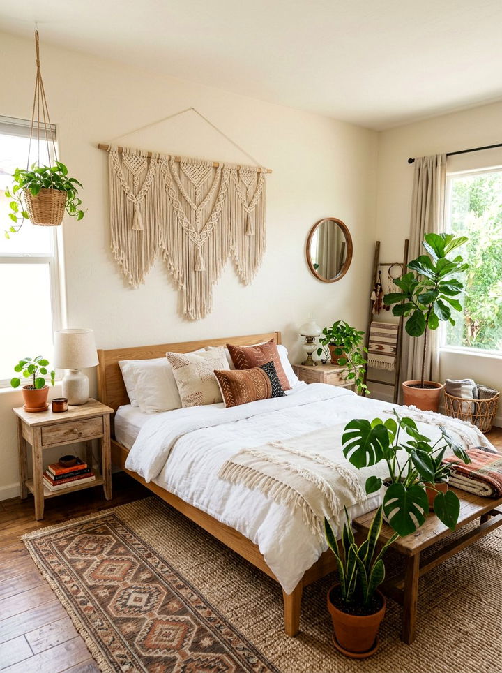 Macrame Wall Hanging Bedroom - 30 Southwestern bedroom ideas