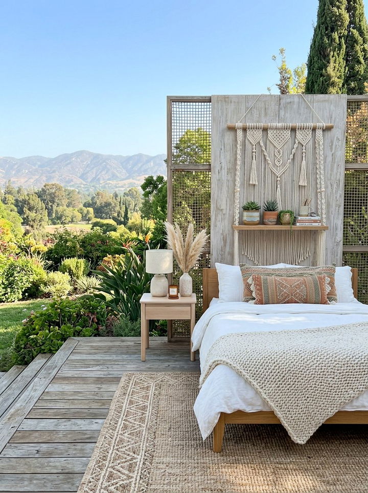 Macrame hanging shelf bedroom - 30 bedroom macrame wall hangings