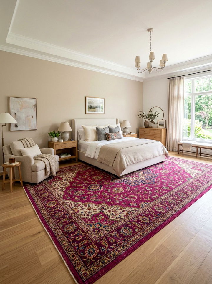 Magenta Area Rug Ideas - 30 magenta bedroom ideas