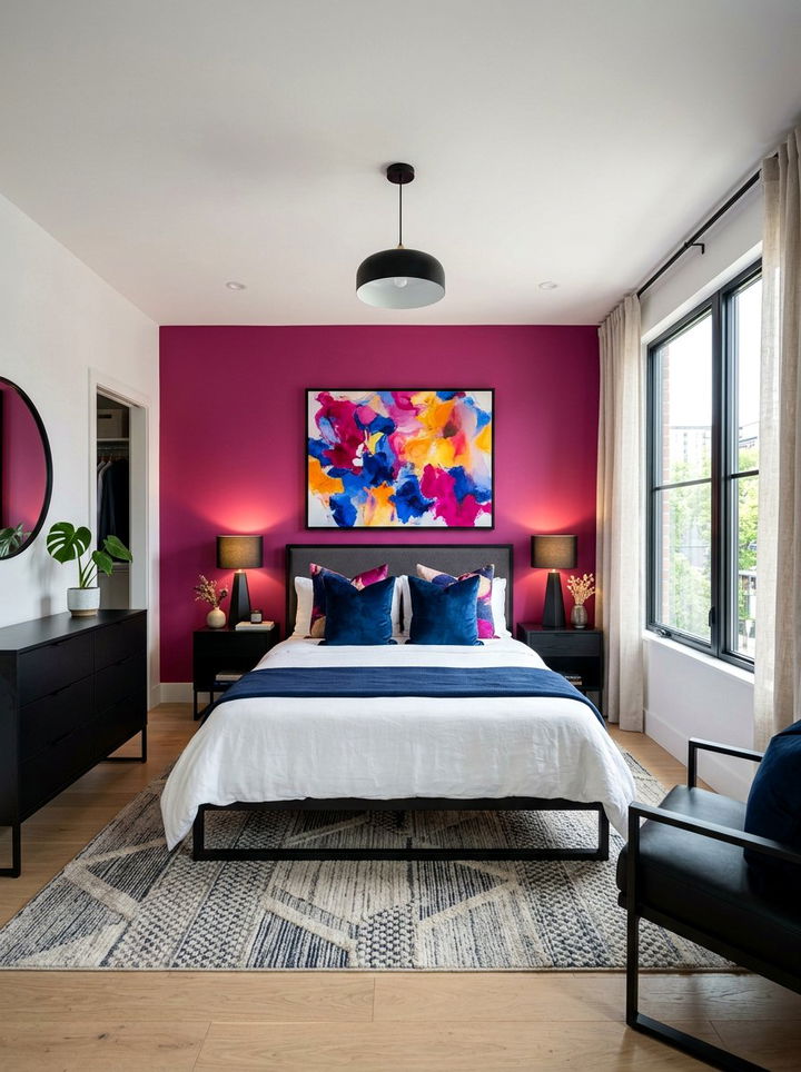 Magenta Bedroom - 30 energizing bedroom color ideas