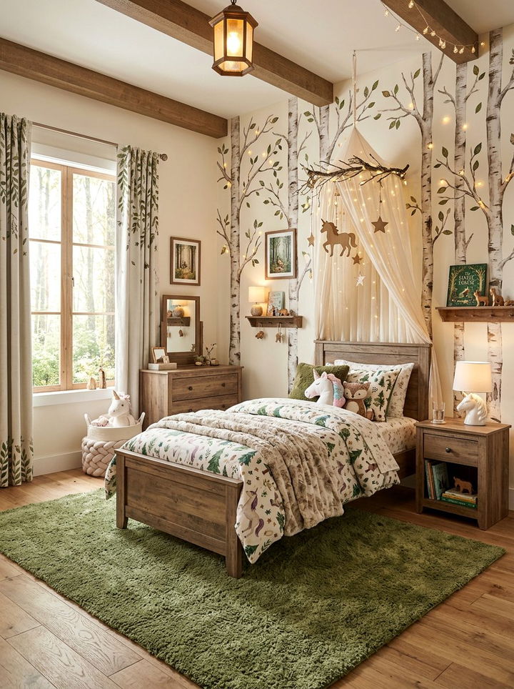 Magic Forest Unicorn Theme - 30 unicorn bedroom ideas
