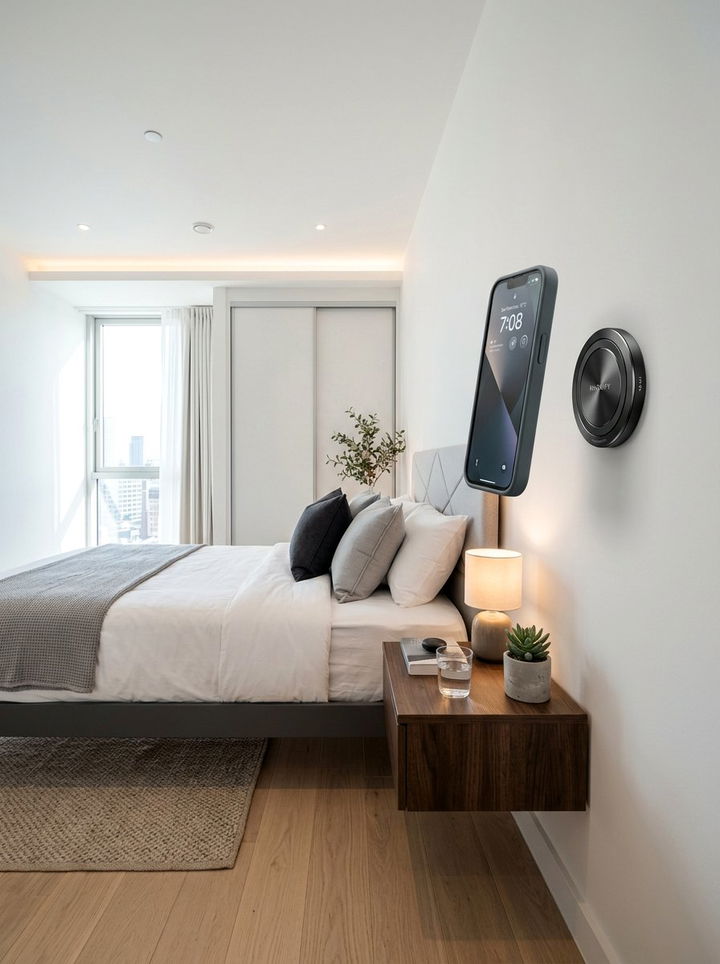 Magnetic Phone Wall Mount - 30 bedroom charging stations