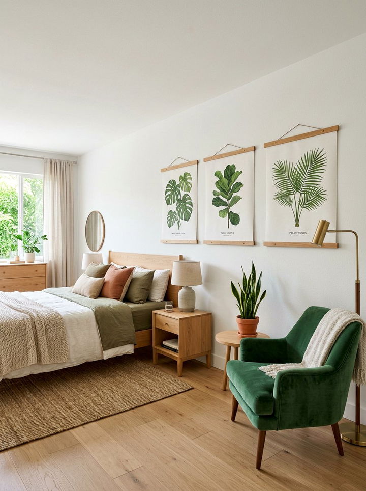 Magnetic poster hanger - 30 removable bedroom ideas