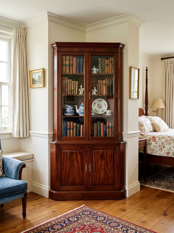 Mahogany Corner Cabinet - 30 bedroom mahogany furniture ideas